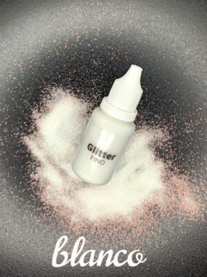Glitter fino blanco
