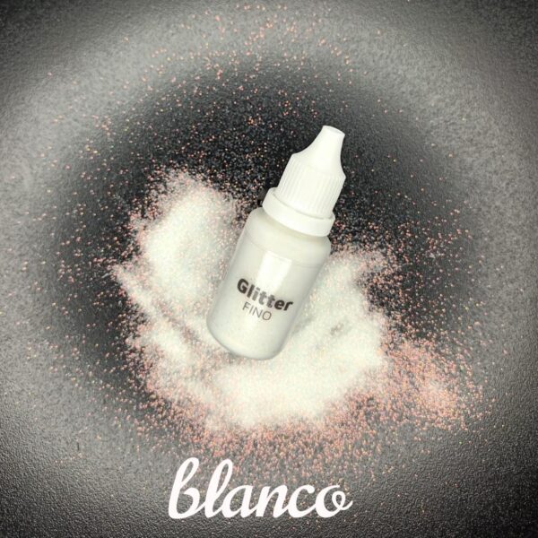 Glitter fino blanco