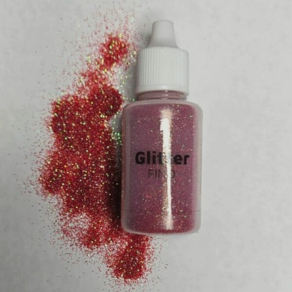 Glitter fino coral
