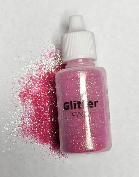 Glitter fino rosa oscuro