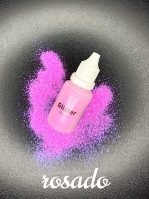 Glitter fino rosa neón
