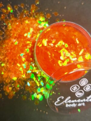 Glitter Ambar (neón)