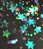 Glitter estrellas tornasol