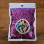 Mix de Glitter x50grs magenta, violeta y tornasol