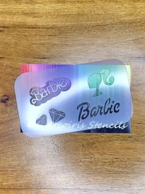 Stencil Barbie logo