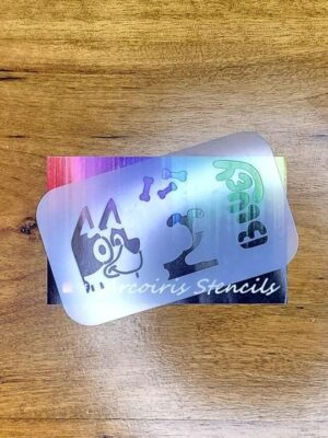 Stencil Bluey