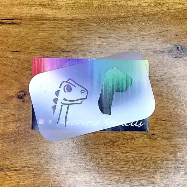 Stencil dino