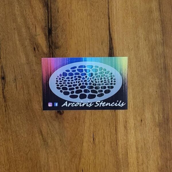 Stencil escamas reptil