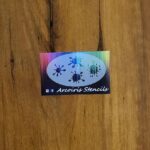 Stencil salpicado