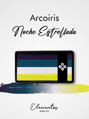 Arcoiris noche estrellada by Flor Milens