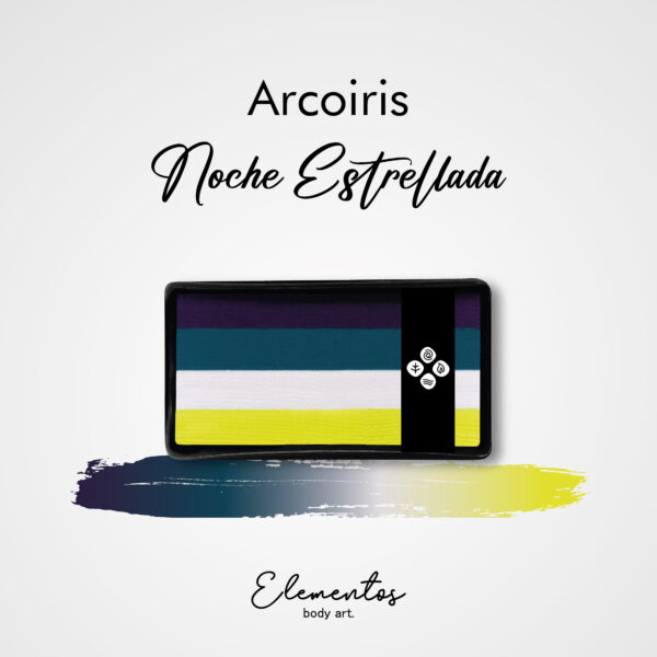 Arcoiris noche estrellada by Flor Milens