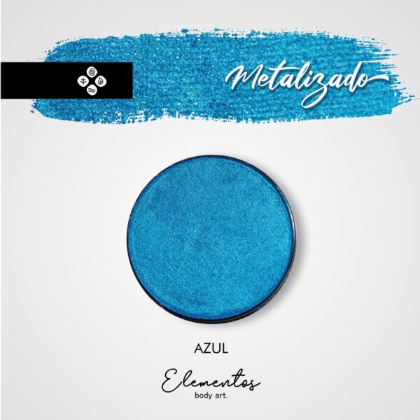 Azul metalizado