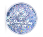 Glitter en pasta "Plateado"