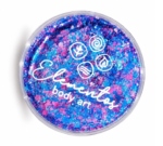 Glitter en pasta azul