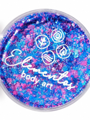 Glitter en pasta azul