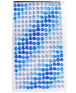 Blister celeste, azul, plateadas