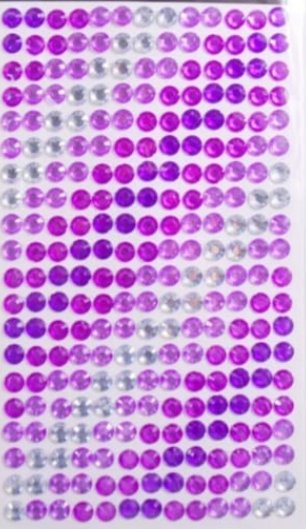 Blister violeta/lila/plateada
