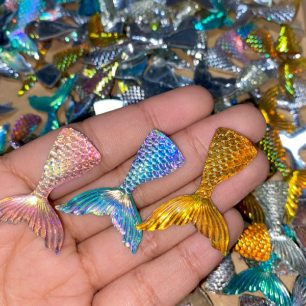 Cola sirena tornasol