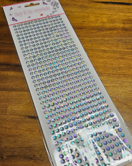 Blister cristal tornasol