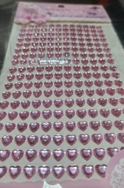 Mini corazones rosas