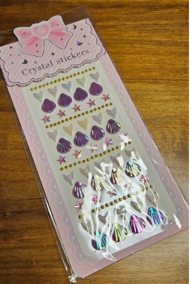 blister ostras y colitas lilas
